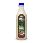 A container of Big Country Raw Dog Nog holiday goat milk with egg, cinnamon & pumpkin, 975 mL, requires freezing. 