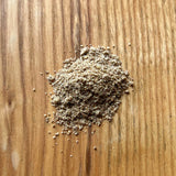 A small pile of milk thistle powder.