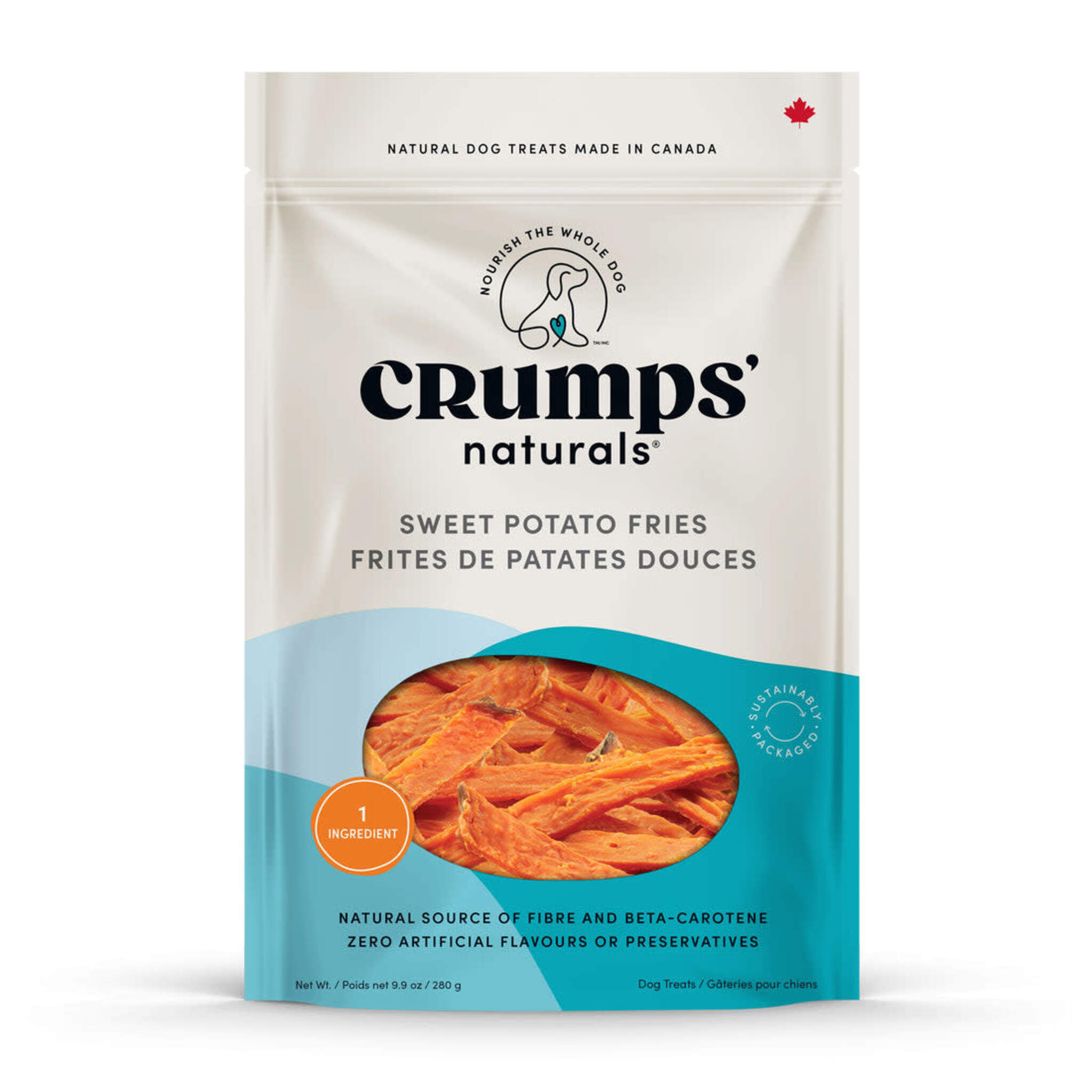Crumps' Naturals Sweet Potato Fries Dog Treats 135 g
