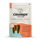 Crumps' Naturals Plaque Busters Advanced Whole Mouth Care Dental Sticks with Probiotics 10 pack Dog Treats