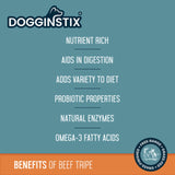 Dogginstix Braided Beef Tripe Dog Treat