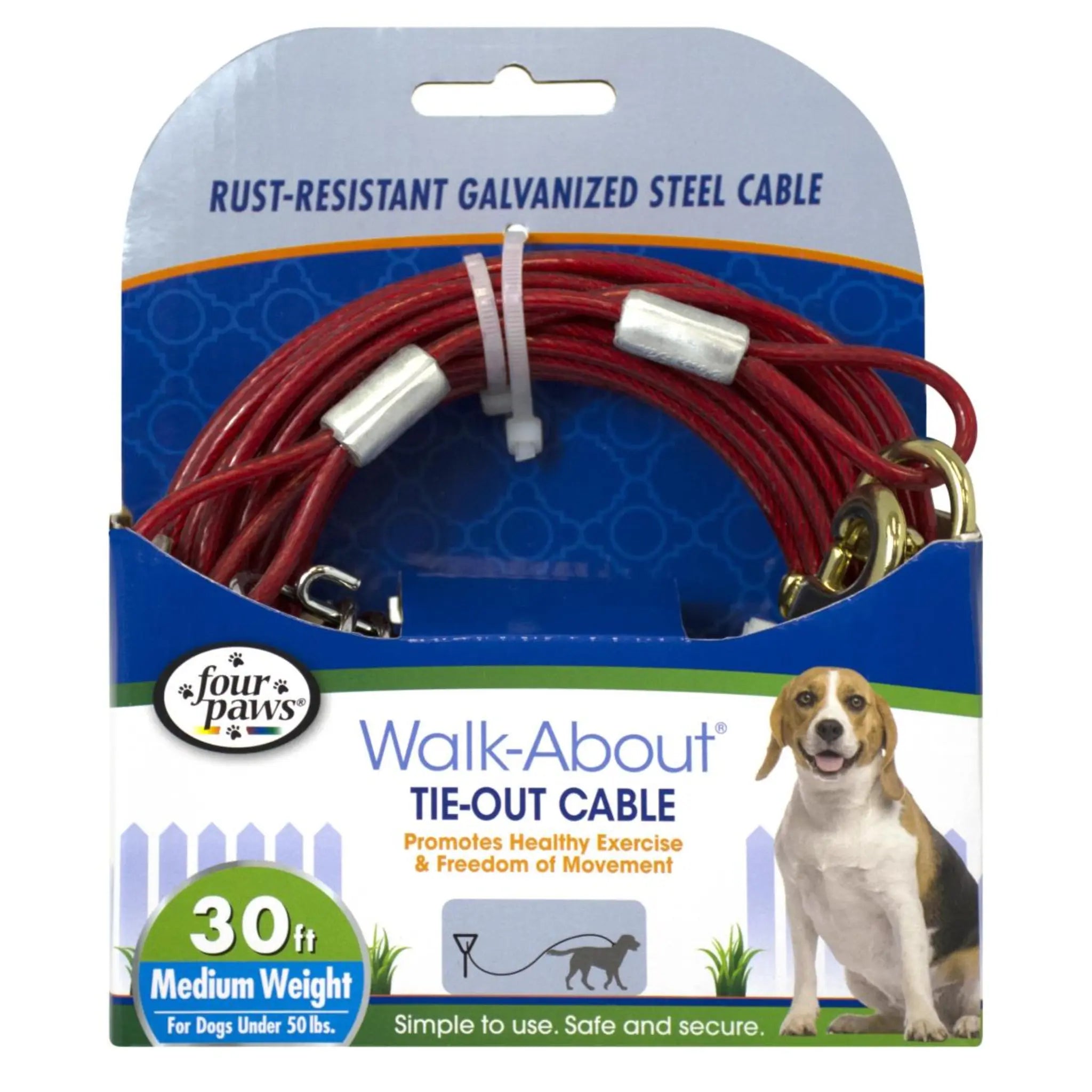 Four Paws Tie Out Cable Medium Weight