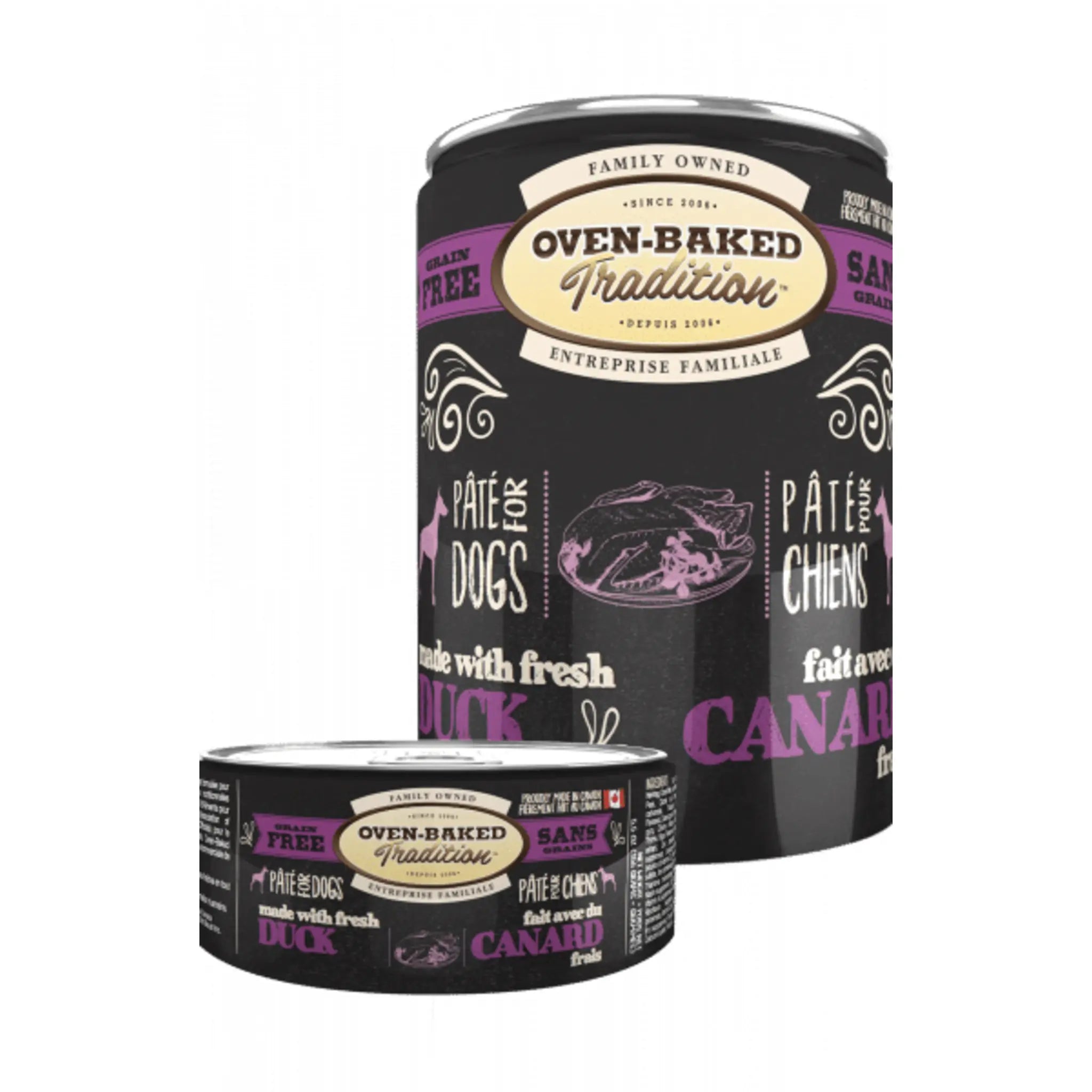 Oven-Baked Tradition Grain-Free Duck Pate Wet Dog Food 