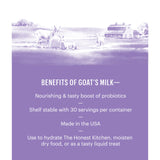 The Honest Kitchen Instant Goat's Milk with Probiotics 5.2 oz