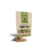 Vital Essentials Freeze-Dried Raw Rabbit Bites Cat Treats 0.9 oz